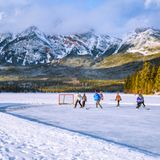 Pyramid Lake Jasper National Park, Alberta, Kanada