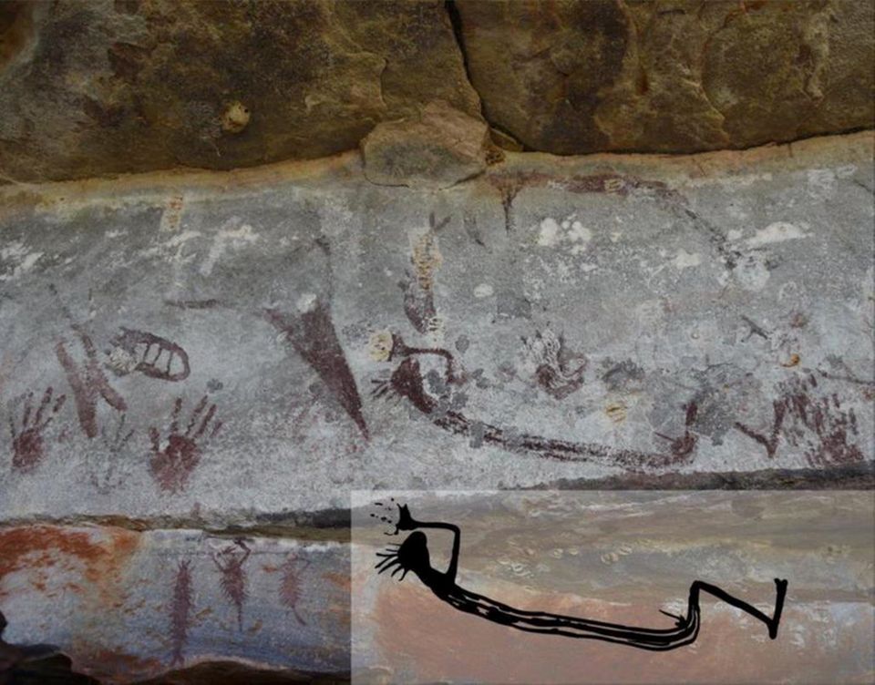 Australiens älteste Felsmalerei zeigt ein Känguru