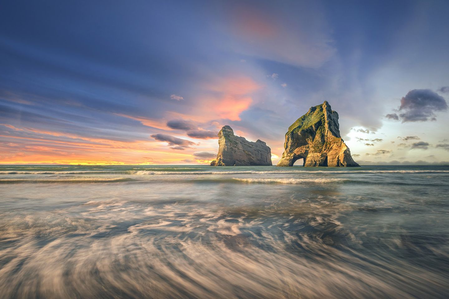 Wharaiki Beach, Neuseeland
