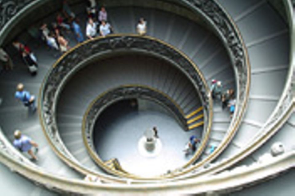Schiebepuzzle: Wendeltreppe