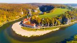 Donaudurchbruch am Kloster Weltenburg