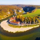 Donaudurchbruch am Kloster Weltenburg