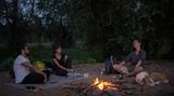 Am Lagerfeuer