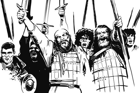 Nationalheld: Nachdem der englische König Schottland unterworfen hat, formt sich dort erneut Widerstand. Geführt werden die Rebellen, die den Engländern nicht in offenen Feldschlachten entgegentreten, sondern sie aus dem Hinterhalt attackieren, von Männern wie William Wallace Nachdem der englische König Schottland unterworfen hat, formt sich dort erneut Widerstand. Geführt werden die Rebellen, die den Engländern nicht in offenen Feldschlachten entgegentreten, sondern sie aus dem Hinterhalt attackieren, von Männern wie William Wallace