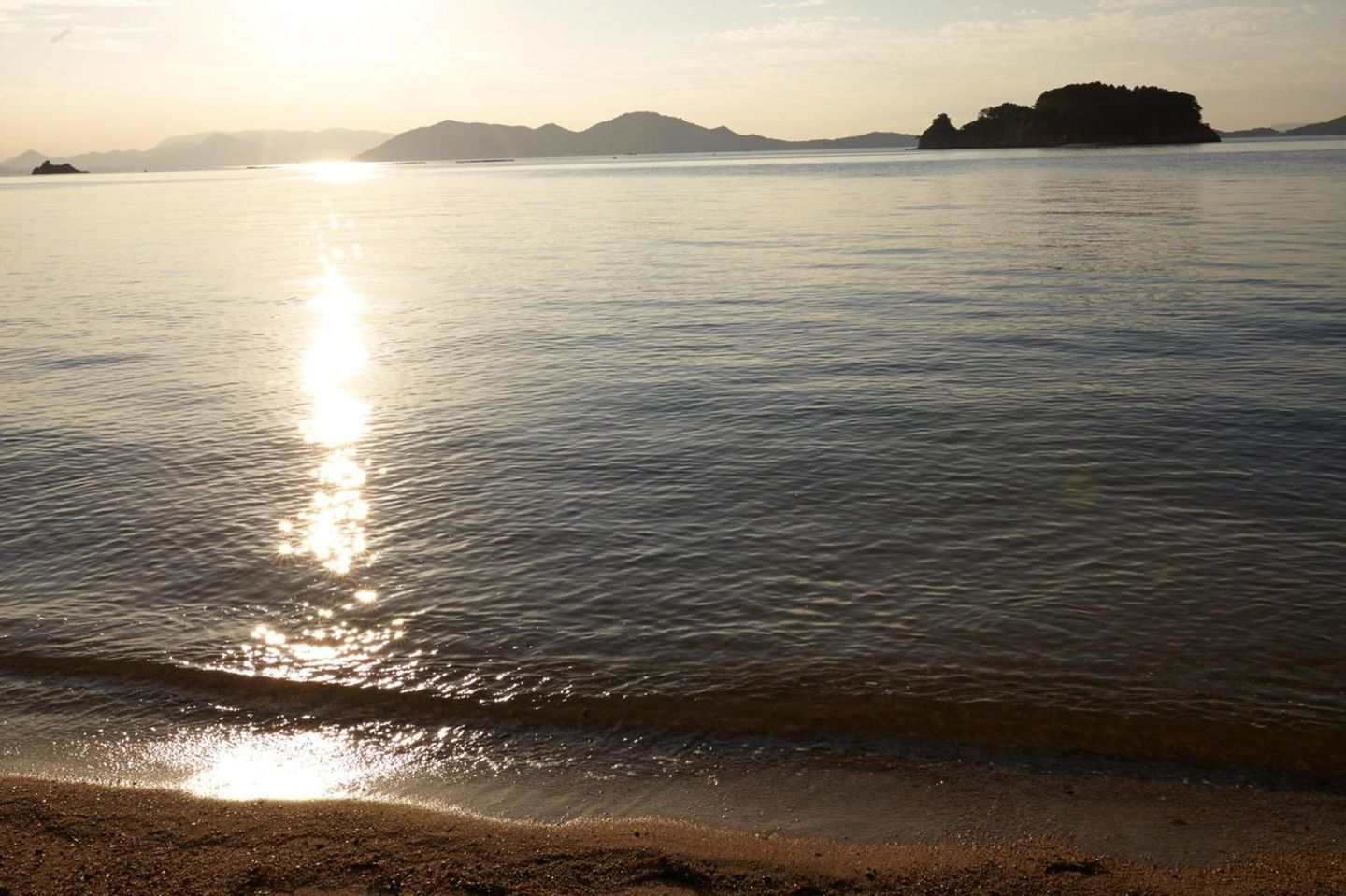 Strand der Insel Oshima