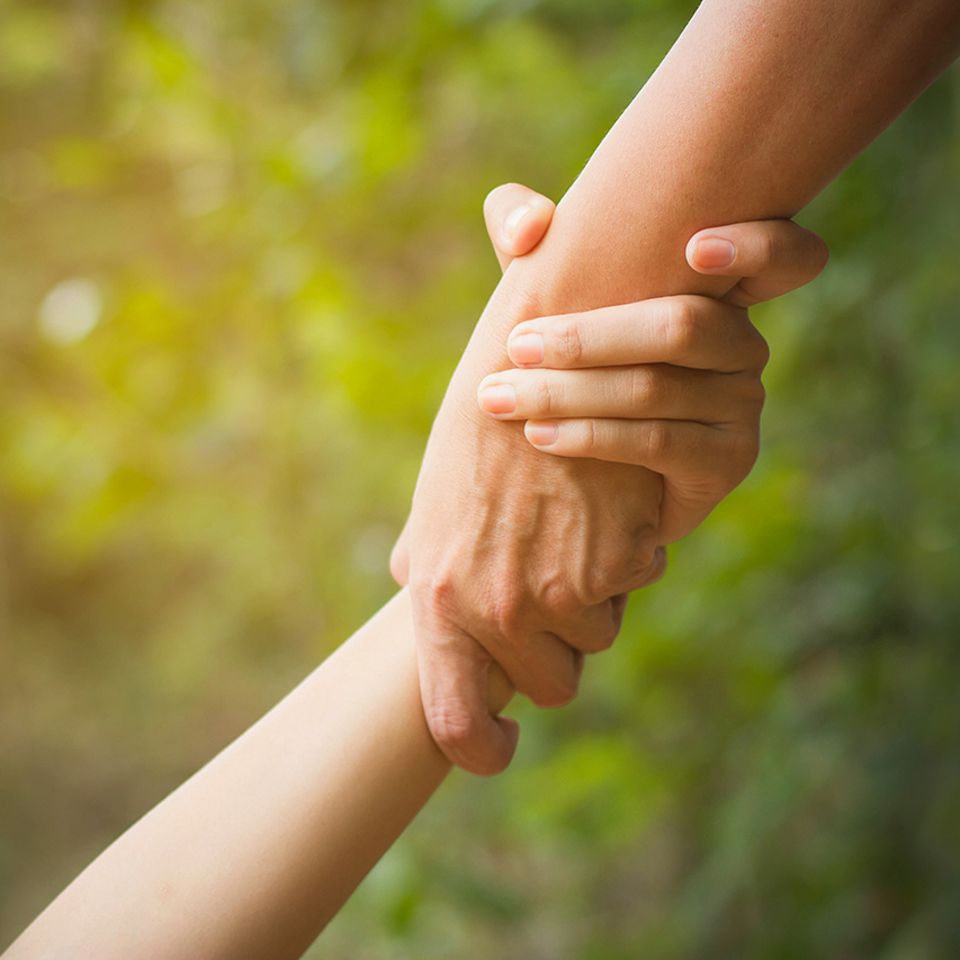 Die helfende Hand