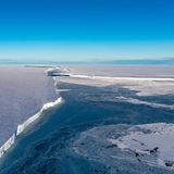 Eisberg-Abbruchkante