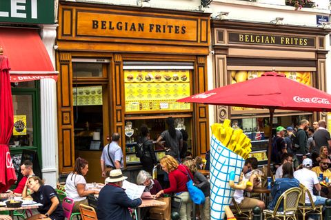Belgische Pommesbude in Brüssel