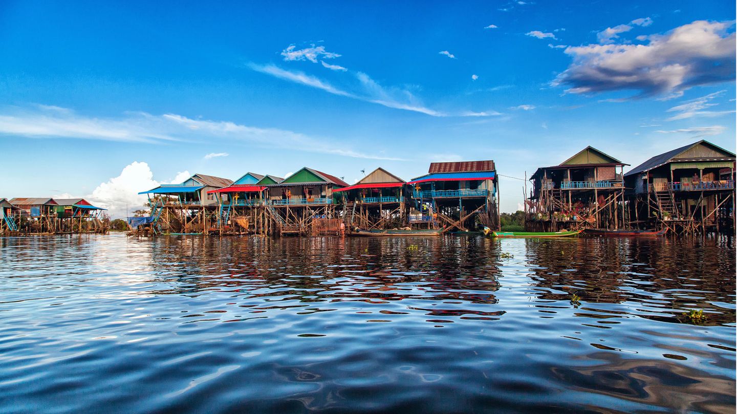 Schwimmendes Dorf von Tonle Sap, Kambodscha