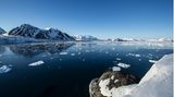 Eislandschaft in Spitzbergen