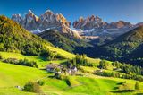 Santa Maddalena, Dorf in den Dolomiten