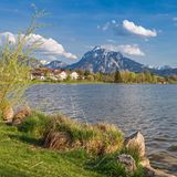 Blick auf den Hopfensee nahe Füssen