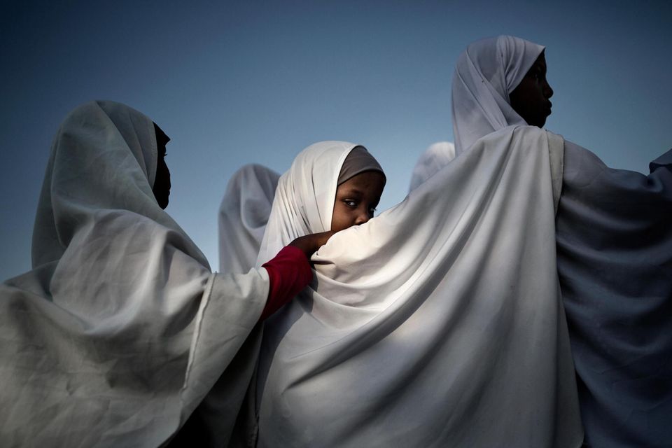 Mädchen an der Haji Mire Primary School