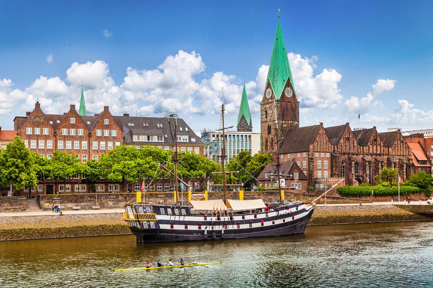 Altes Segelschiff in Bremen