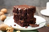 Zart schmelzender Schokoladenkuchen