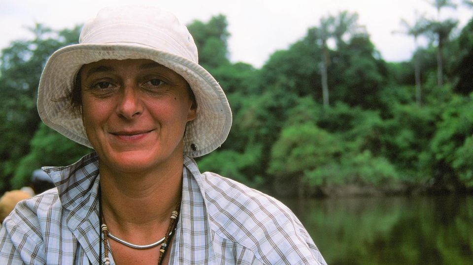 Johanna Wieland auf einer Forschungsexpedition in Guayana
