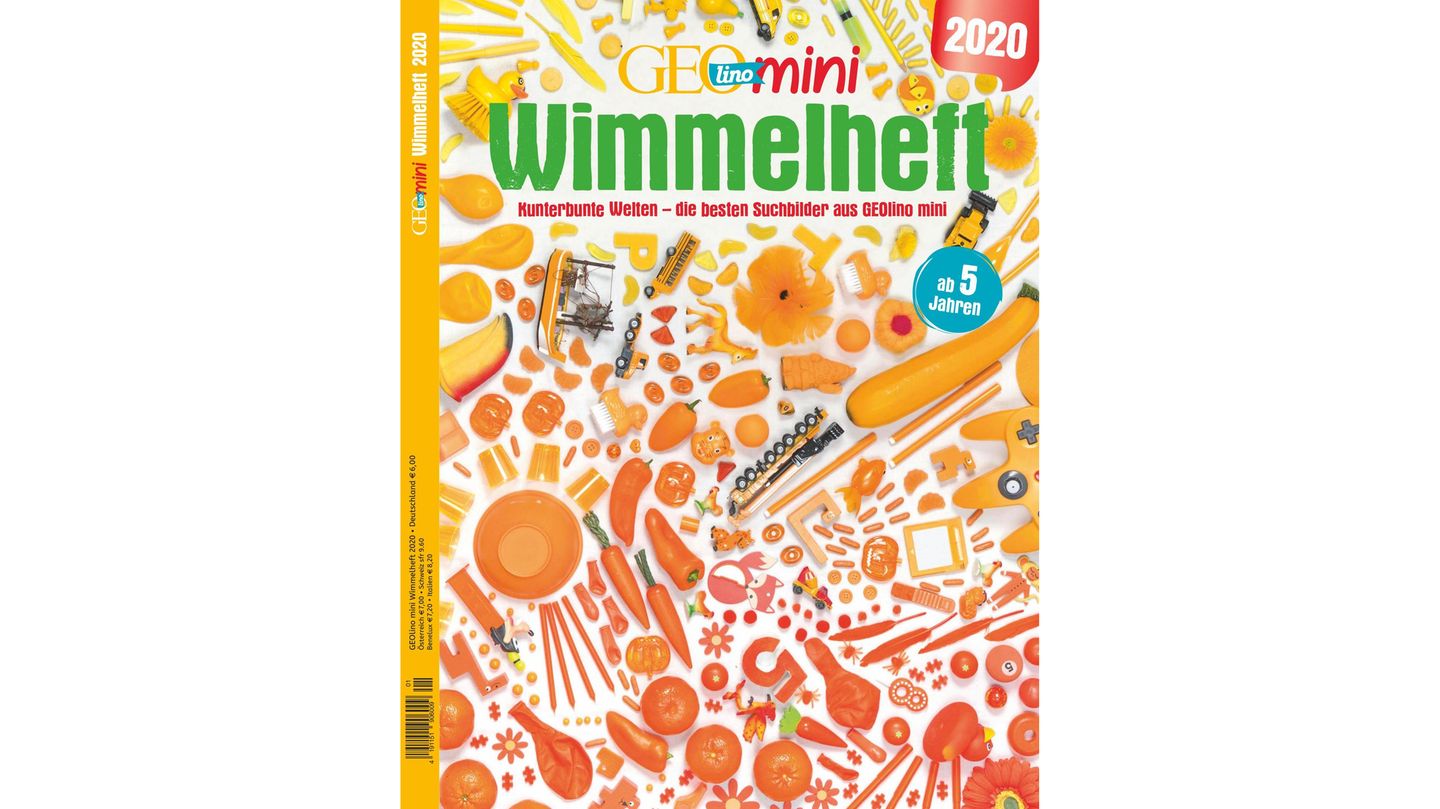 GEOlino Mini Wimmelheft Nr. 01/2020: Kunterbunte Welten - die besten Suchbilder aus GEOlino Mini