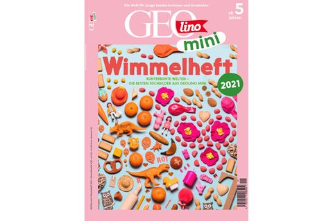 Wimmelbilder im GEOlino Mini Wimmelheft zum Suchen und Finden