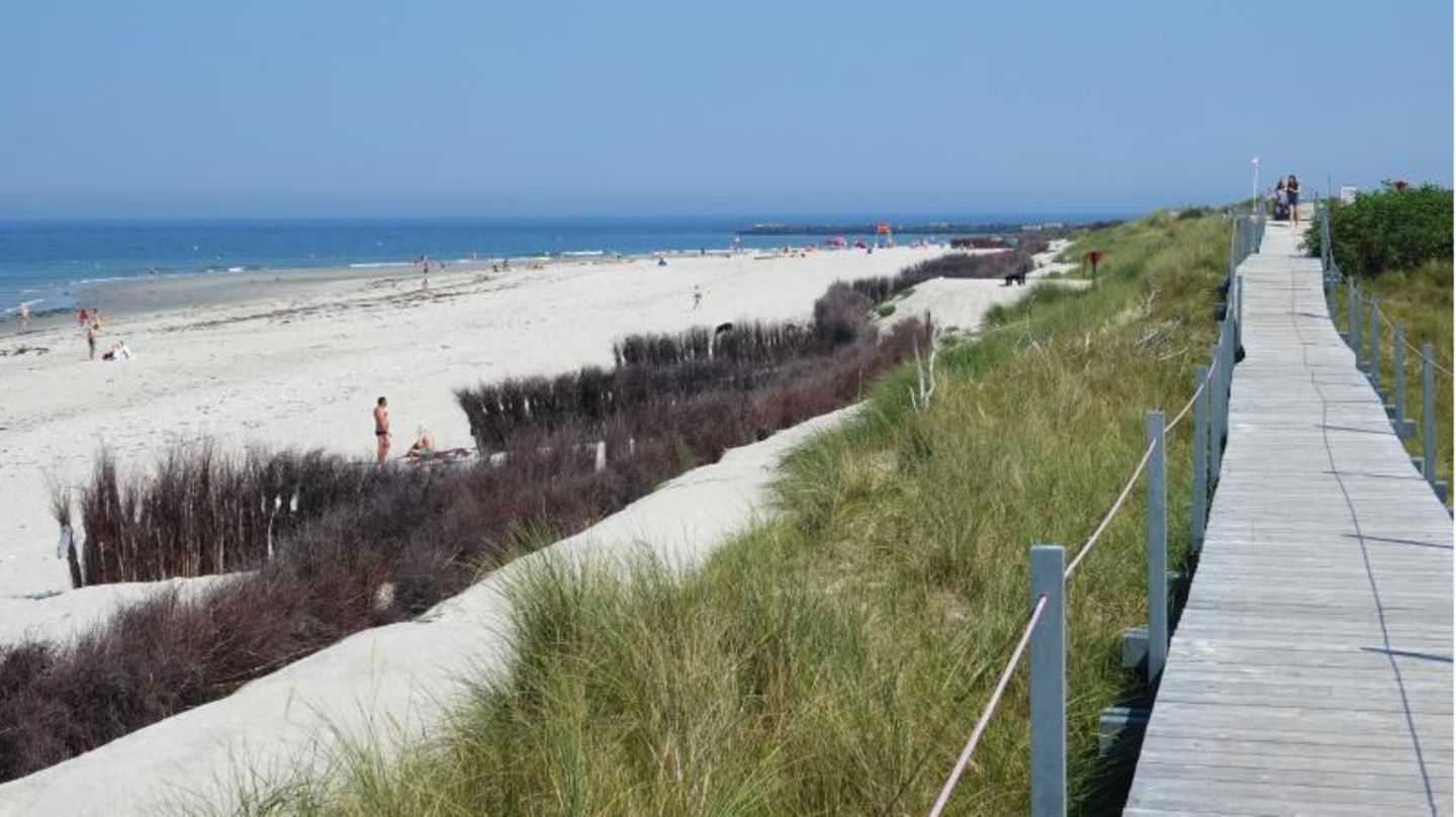 Sandstrand auf der Helgoländer Düne