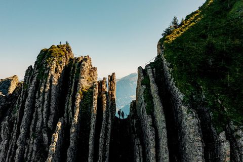 Schlüsselstelle Felspassage Wagenleis
