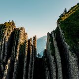 Schlüsselstelle Felspassage Wagenleis