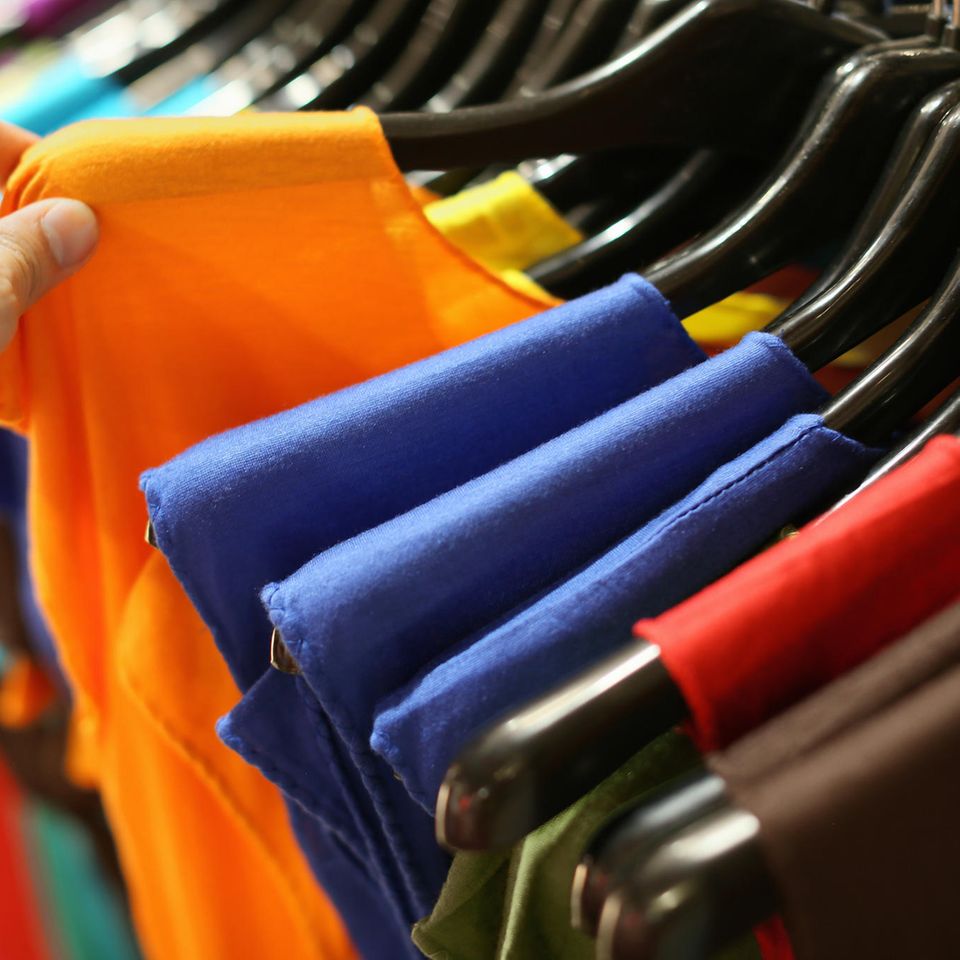 T-Shirts im Laden