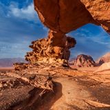 Ein Fels in Wadi Rum