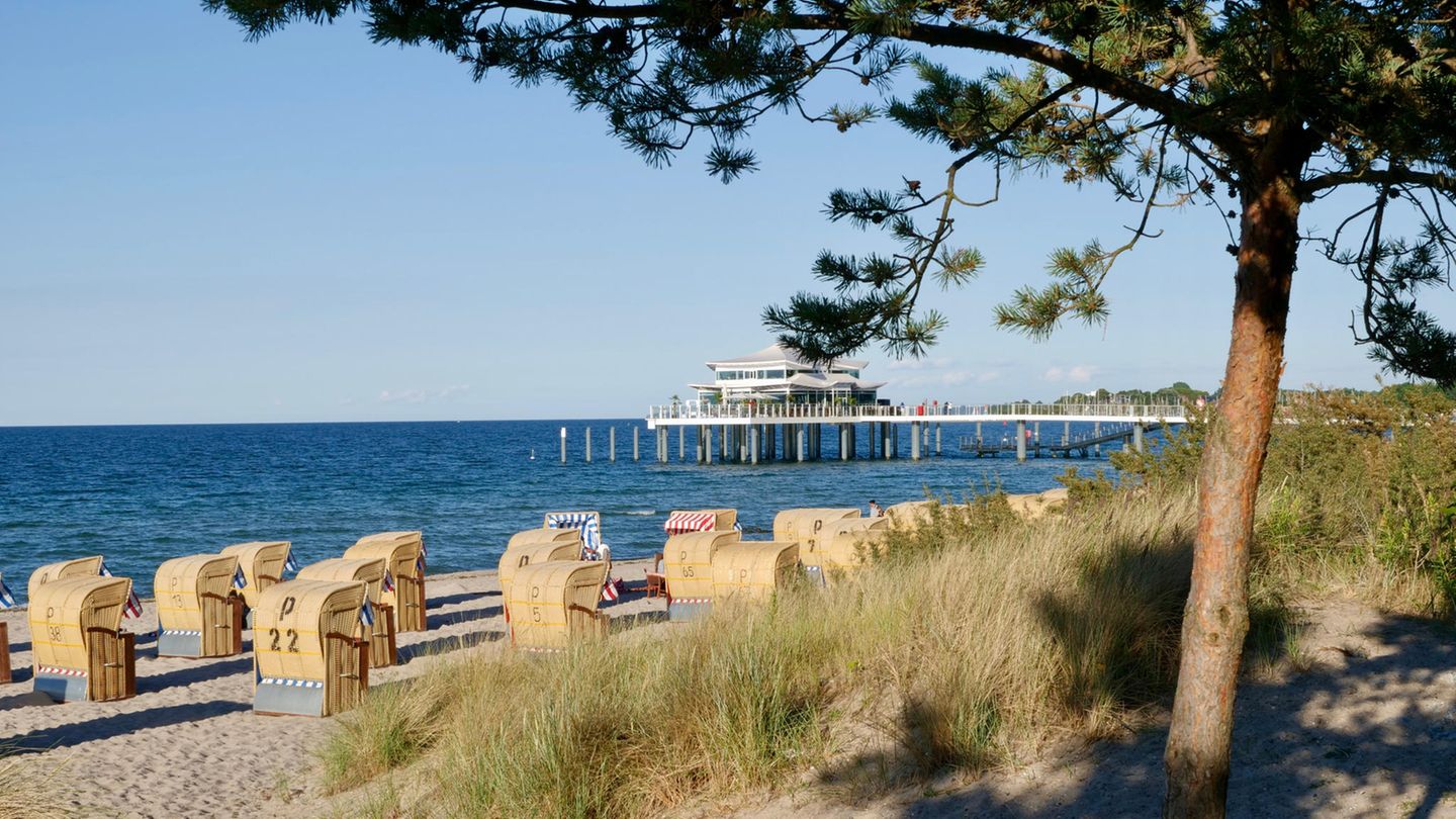 Blick auf den Timmendorfer Strand