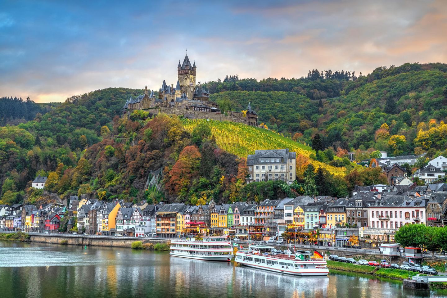 Cochem an der Mosel mit der Burg Cochem