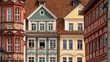 Fassaden der Altstadt in Coburg