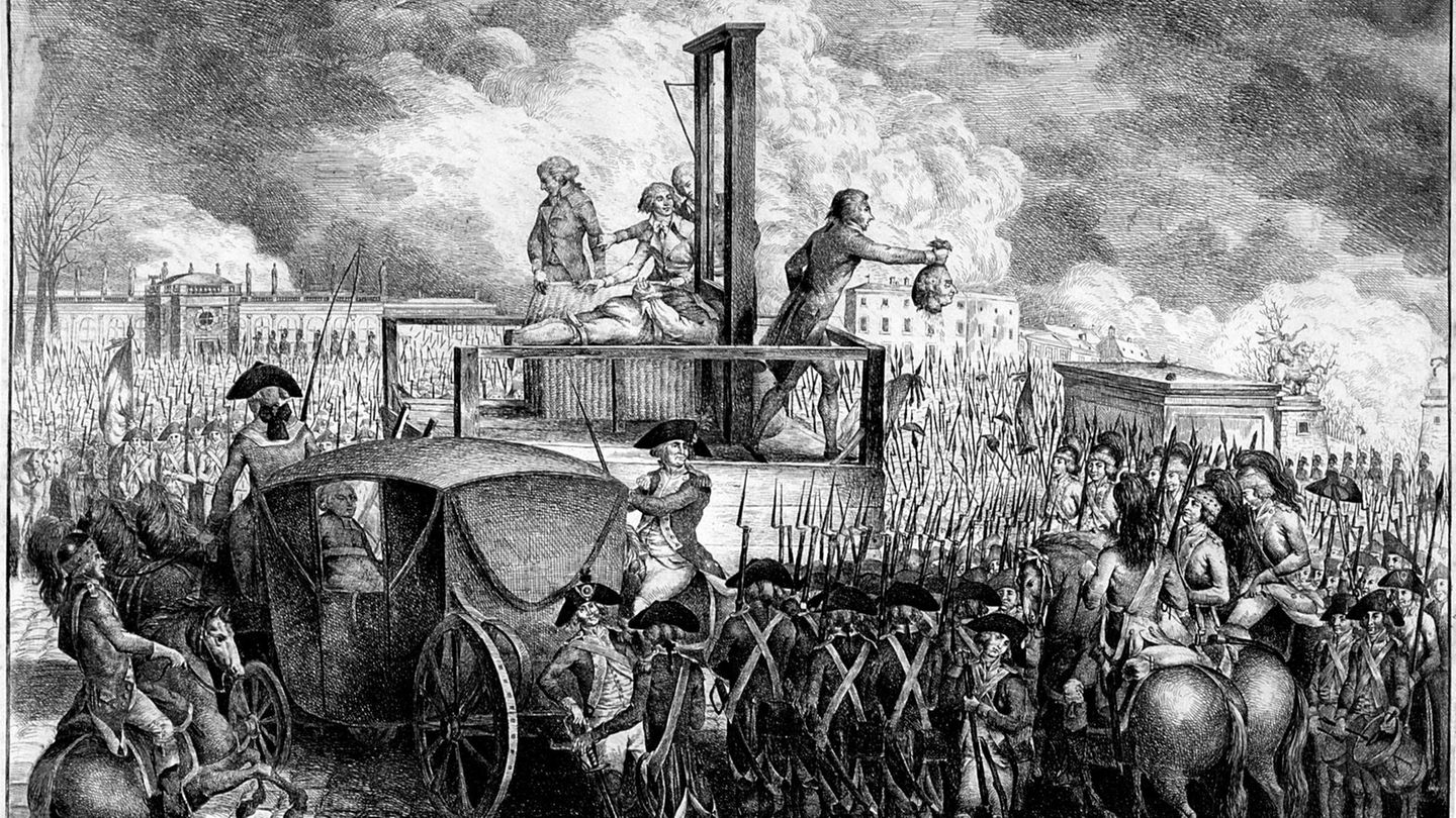 Je länger die Revolution andauert, desto kompromissloser werden die Revolutionäre: Am 21. Januar 1793 köpfen sie den König – und provozieren damit alle Monarchien Europas