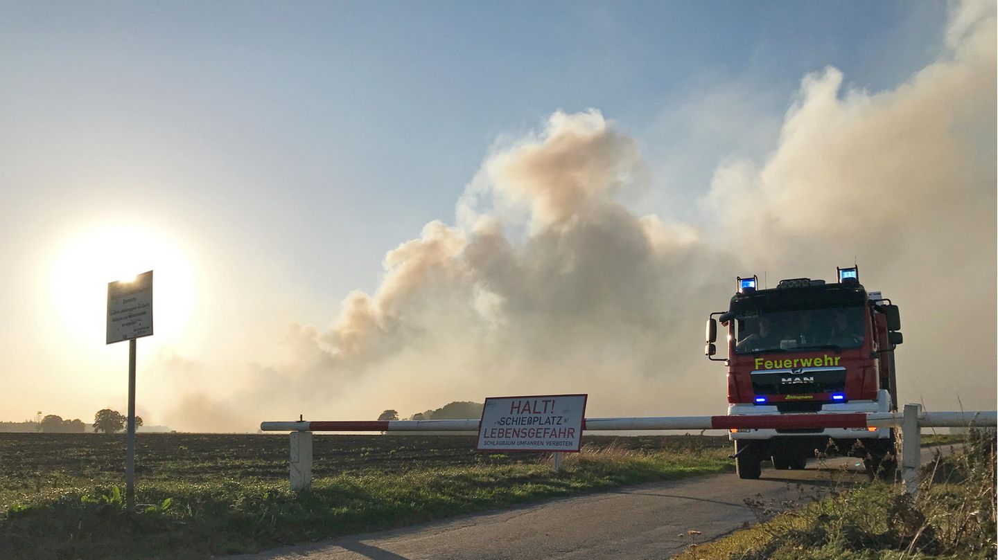 1000 Hektar Moor verbrennen im Herbst 2018 in der Nähe der Stadt Meppen. Auslöser war ein Raketentest im Auftrag der Bundeswehr
