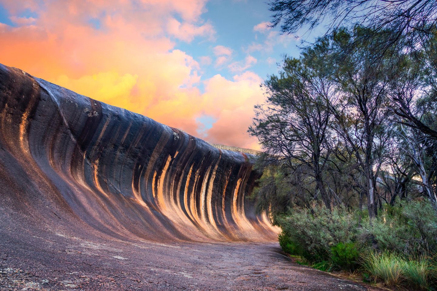 Wave Rock – Granitklippe im Outback Wave Rock – Granitklippe im Outback