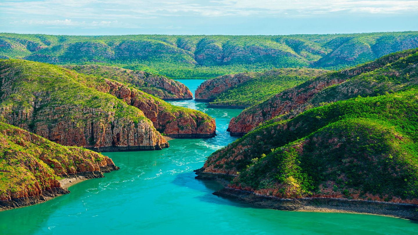 Blick auf die Horizontal Falls