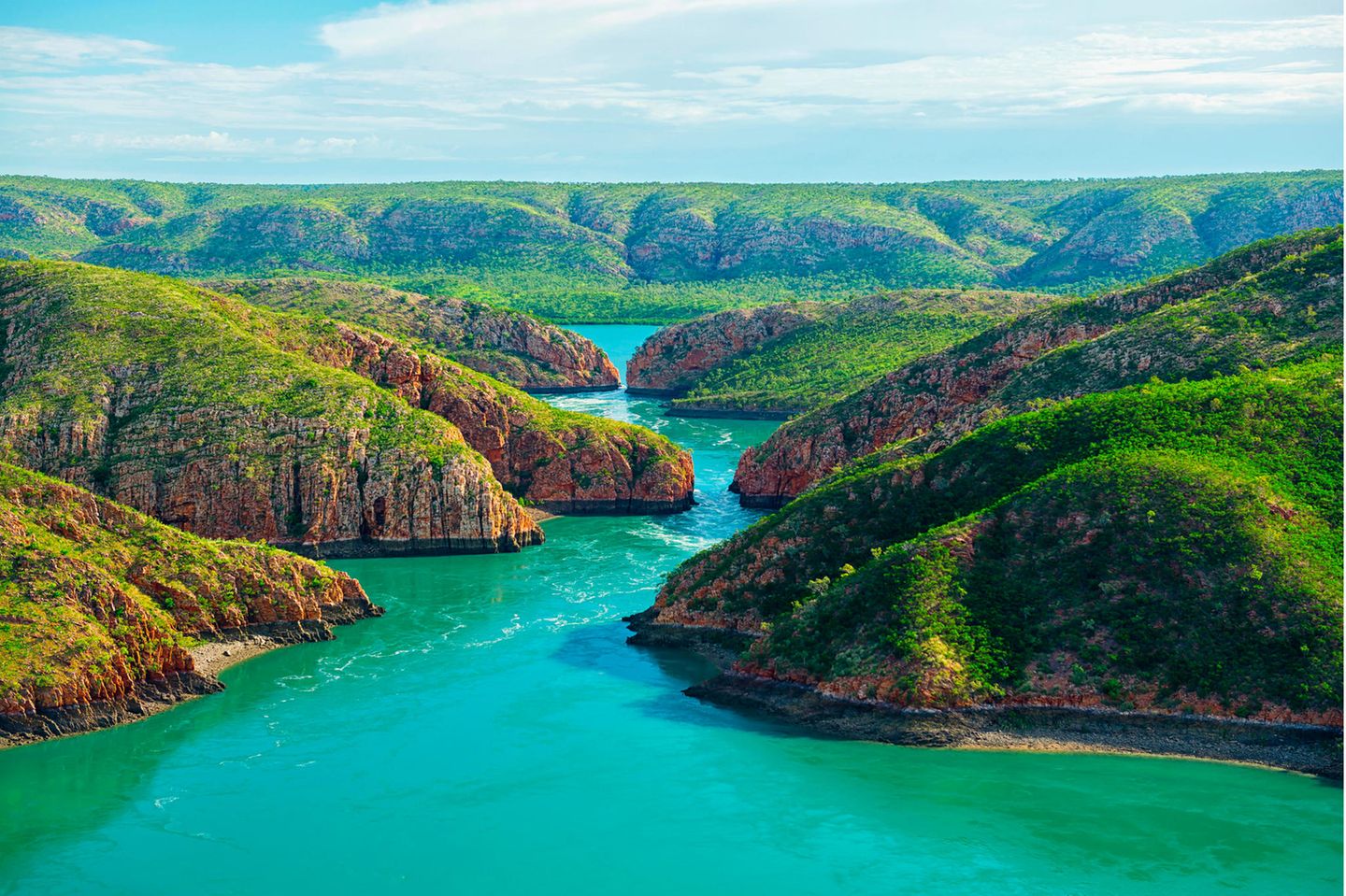 Horizontal Falls – das ungewöhnliche Naturwunder Blick auf die Horizontal Falls