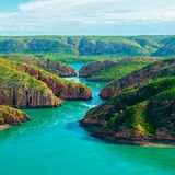 Blick auf die Horizontal Falls