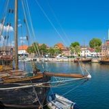 Schiffe im Hafen von Neustadt Holstein