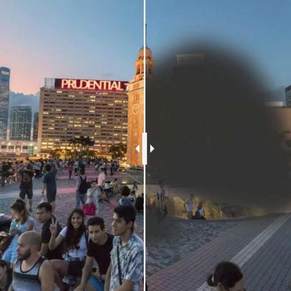 Vorher-Nachher-Bilder: Wie Sehstörungen das Sichtfeld verändern