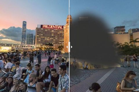 Vorher-Nachher-Bilder: Wie Sehstörungen das Sichtfeld verändern