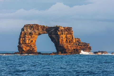 Felsformation Darwin's Arch in Galapagos in Ecuador