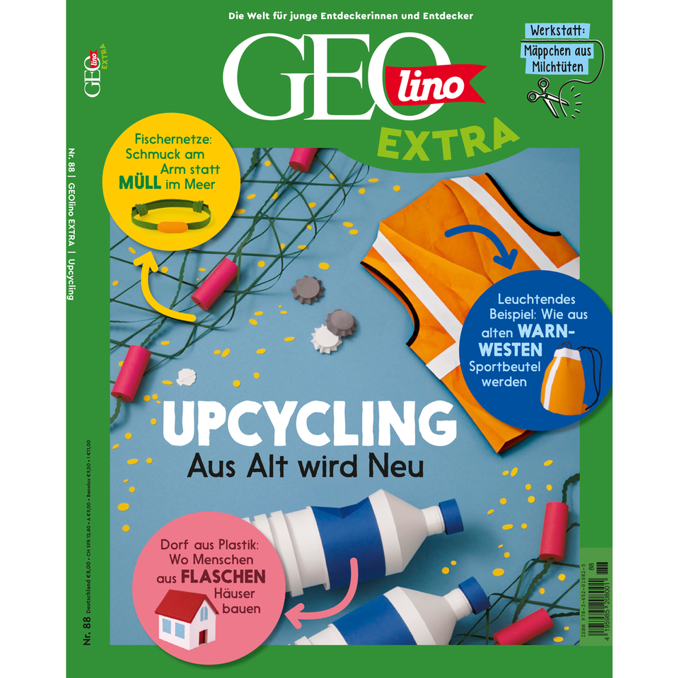 Das Cover von GEOlino Extra Nr. 88 - Upcycling