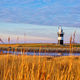 Leuchturm Kleiner Preuße in der in der Region Wuster Nordseeküste