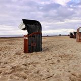 Strandkörbe am Strand von Dangast