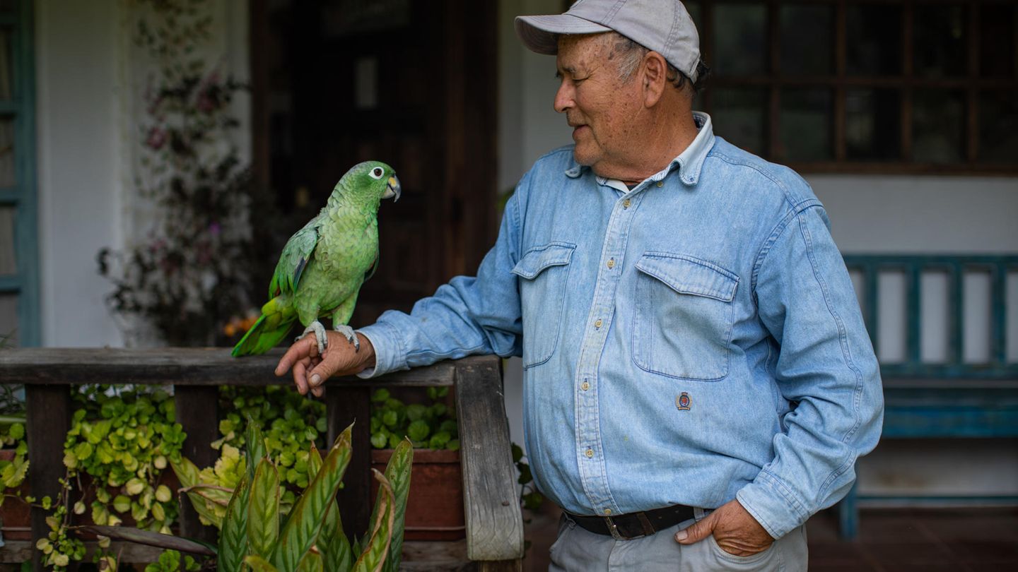 Der Bio-Bauer Pedro Varela, 72, engagiert sich mit seiner Familie für den Naturschutz