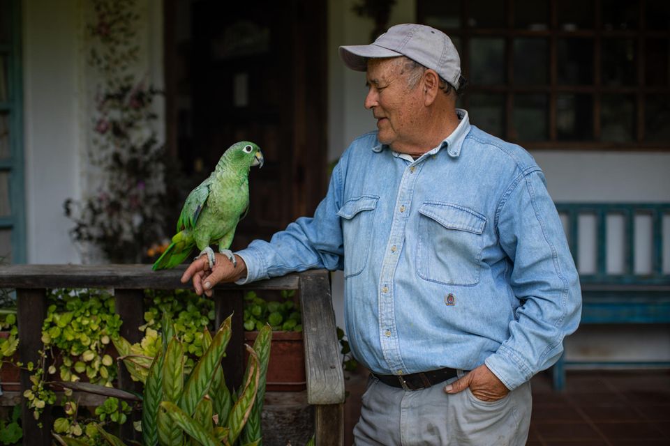 Der Bio-Bauer Pedro Varela, 72, engagiert sich mit seiner Familie für den Naturschutz
