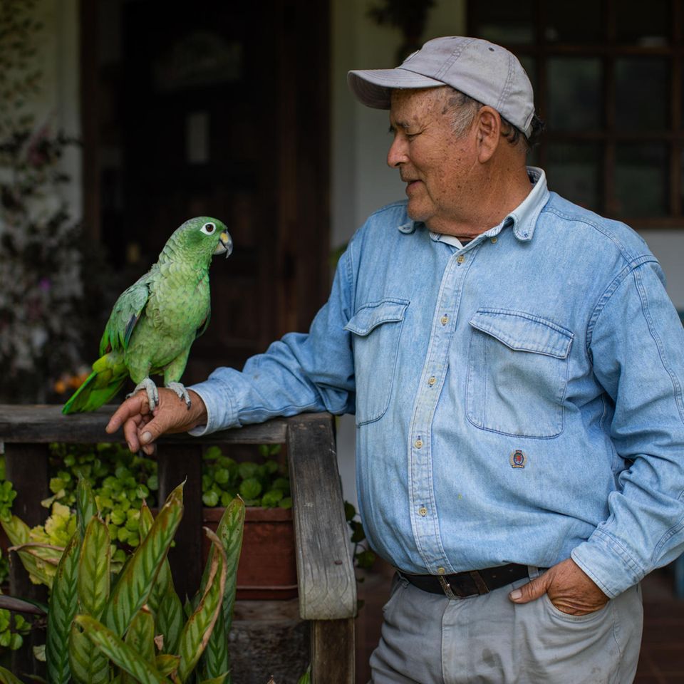 Der Bio-Bauer Pedro Varela, 72, engagiert sich mit seiner Familie für den Naturschutz