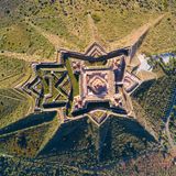 Luftfoto der Festung Nossa Senhora da Graca