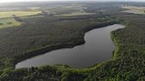 Luftansicht des Fängersees in Brandenburh