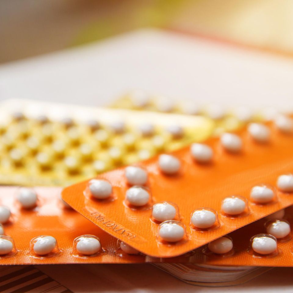 Verschiedene Packungen der Anti-Baby-Pille