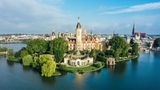 Blick auf das Schloss Schwerin